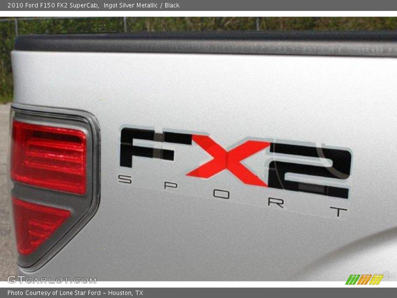 Ingot Silver Metallic / Black 2010 Ford F150 FX2 SuperCab