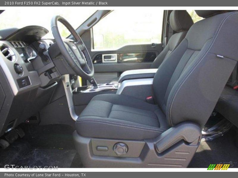 Ingot Silver Metallic / Black 2010 Ford F150 FX2 SuperCab