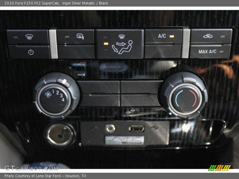 Ingot Silver Metallic / Black 2010 Ford F150 FX2 SuperCab