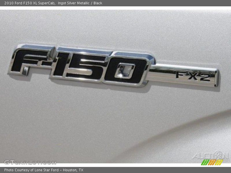 Ingot Silver Metallic / Black 2010 Ford F150 XL SuperCab