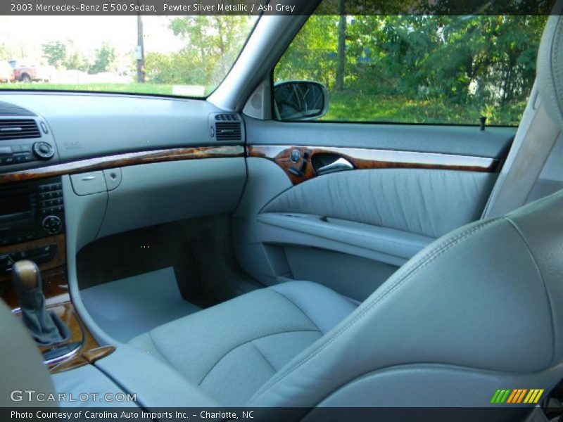 Pewter Silver Metallic / Ash Grey 2003 Mercedes-Benz E 500 Sedan