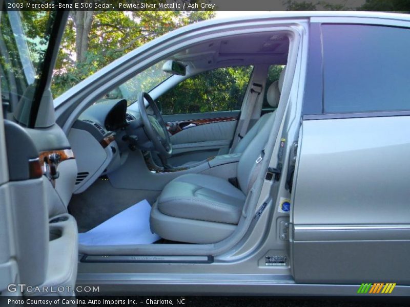 Pewter Silver Metallic / Ash Grey 2003 Mercedes-Benz E 500 Sedan