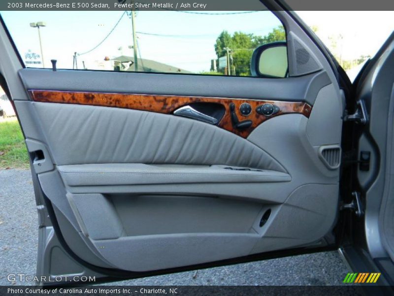 Pewter Silver Metallic / Ash Grey 2003 Mercedes-Benz E 500 Sedan