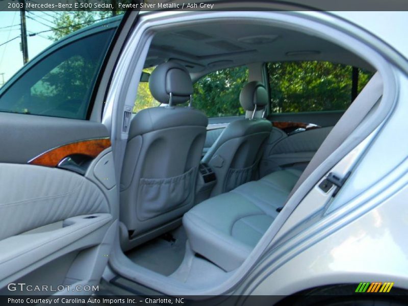 Pewter Silver Metallic / Ash Grey 2003 Mercedes-Benz E 500 Sedan