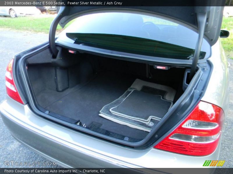 Pewter Silver Metallic / Ash Grey 2003 Mercedes-Benz E 500 Sedan