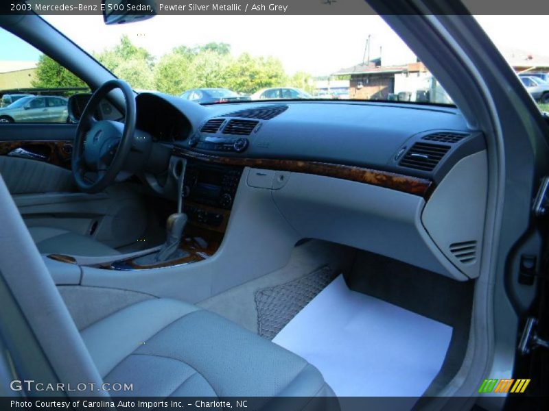 Pewter Silver Metallic / Ash Grey 2003 Mercedes-Benz E 500 Sedan
