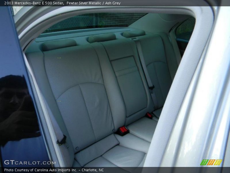 Pewter Silver Metallic / Ash Grey 2003 Mercedes-Benz E 500 Sedan