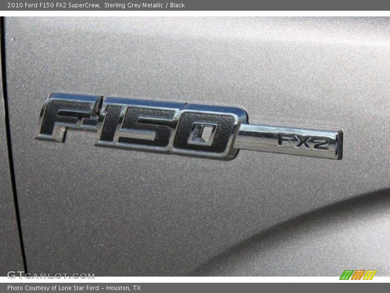 Sterling Grey Metallic / Black 2010 Ford F150 FX2 SuperCrew
