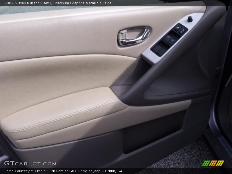 Platinum Graphite Metallic / Beige 2009 Nissan Murano S AWD