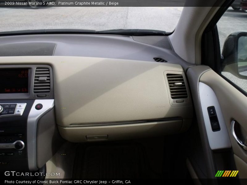 Platinum Graphite Metallic / Beige 2009 Nissan Murano S AWD