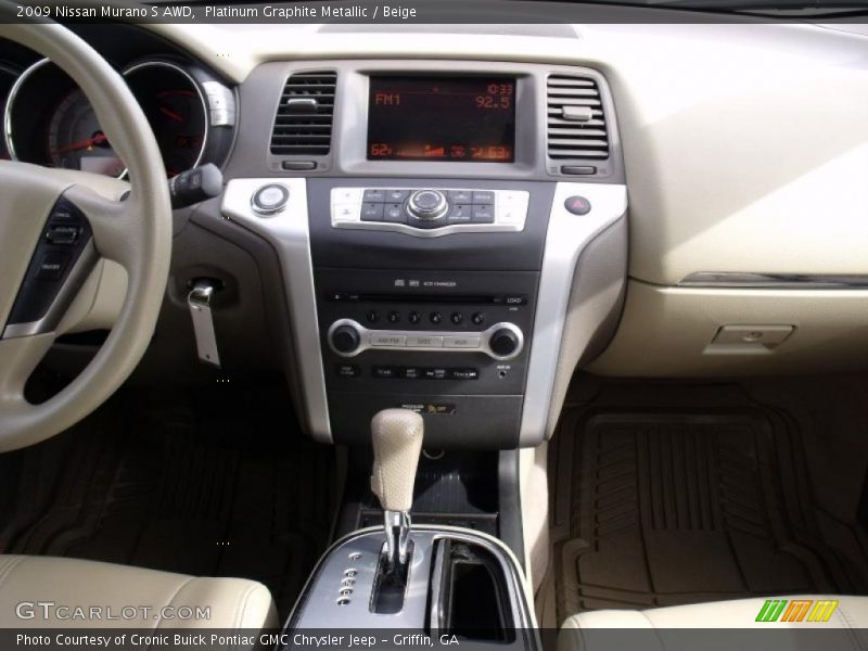 Platinum Graphite Metallic / Beige 2009 Nissan Murano S AWD