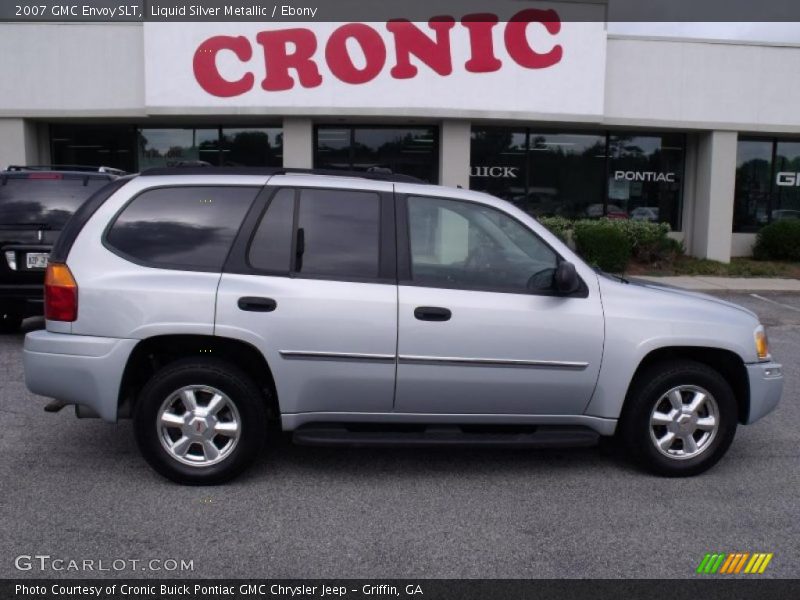 Liquid Silver Metallic / Ebony 2007 GMC Envoy SLT