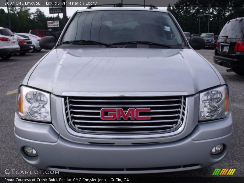 Liquid Silver Metallic / Ebony 2007 GMC Envoy SLT