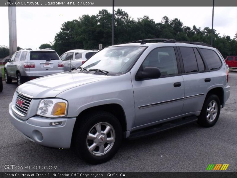 Liquid Silver Metallic / Ebony 2007 GMC Envoy SLT