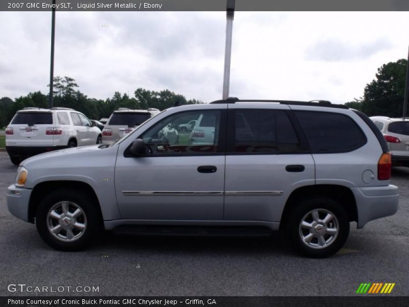 Liquid Silver Metallic / Ebony 2007 GMC Envoy SLT