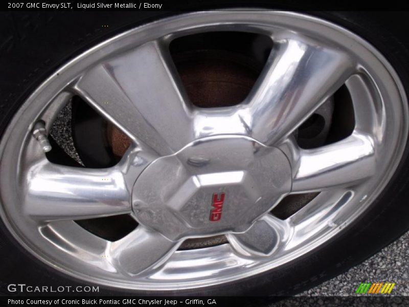 Liquid Silver Metallic / Ebony 2007 GMC Envoy SLT