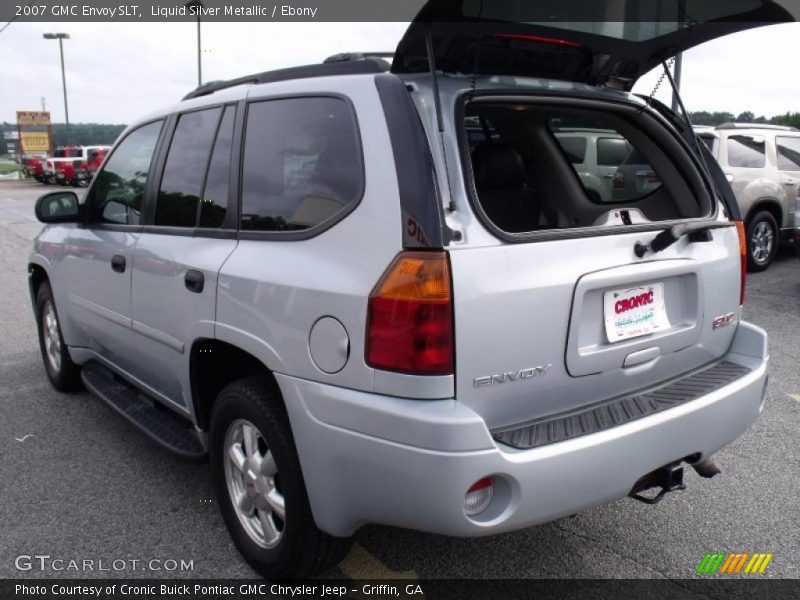 Liquid Silver Metallic / Ebony 2007 GMC Envoy SLT