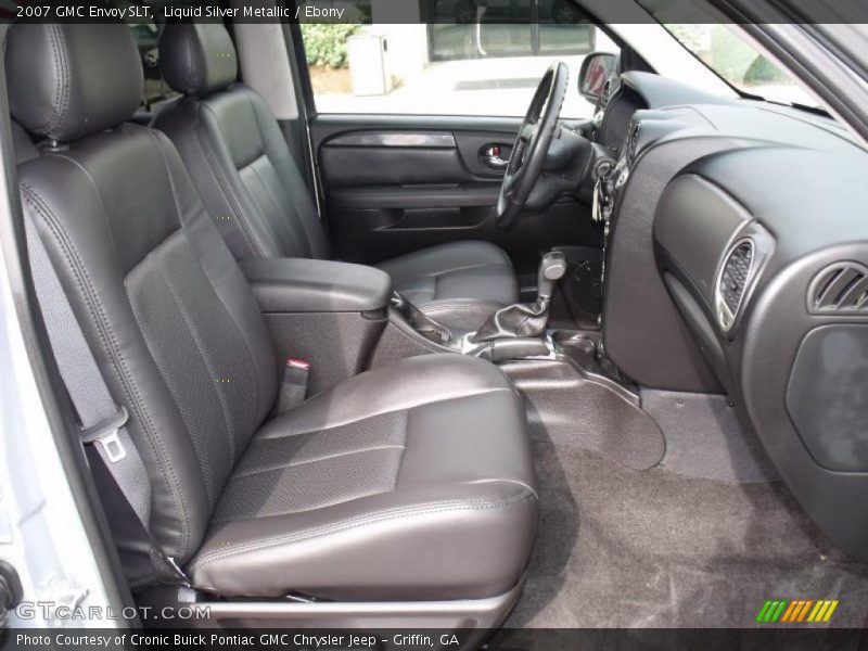 Liquid Silver Metallic / Ebony 2007 GMC Envoy SLT