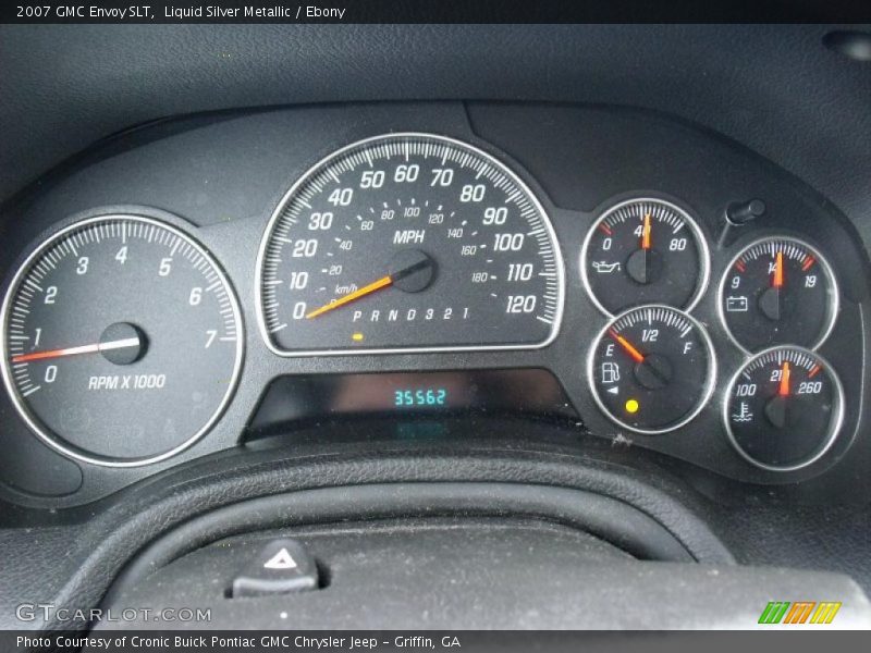 Liquid Silver Metallic / Ebony 2007 GMC Envoy SLT