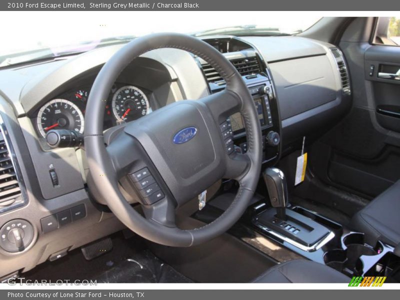 Sterling Grey Metallic / Charcoal Black 2010 Ford Escape Limited
