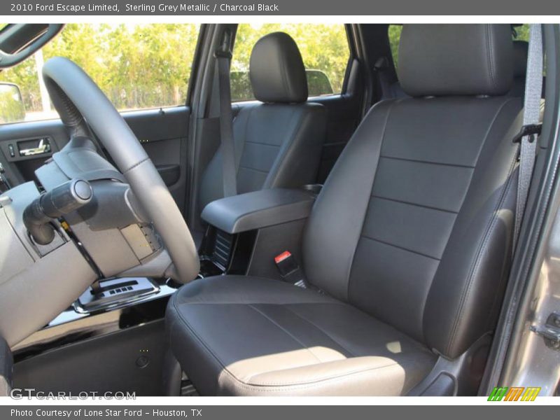 Sterling Grey Metallic / Charcoal Black 2010 Ford Escape Limited
