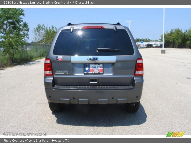 Sterling Grey Metallic / Charcoal Black 2010 Ford Escape Limited