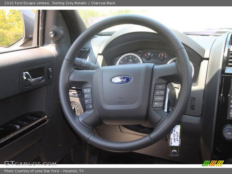 Sterling Grey Metallic / Charcoal Black 2010 Ford Escape Limited