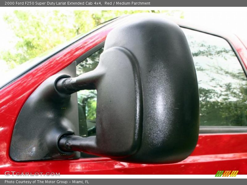 Red / Medium Parchment 2000 Ford F250 Super Duty Lariat Extended Cab 4x4