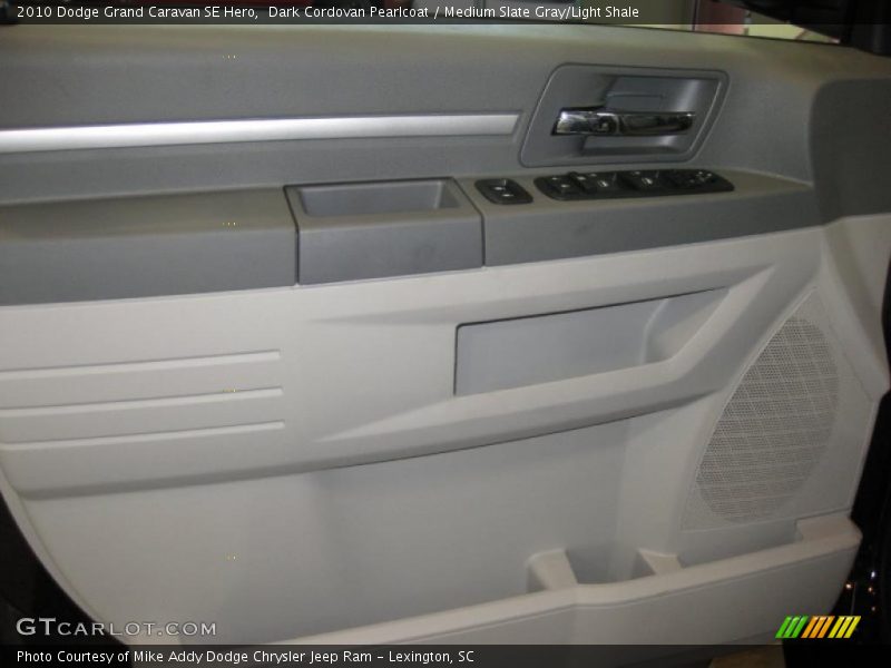 Dark Cordovan Pearlcoat / Medium Slate Gray/Light Shale 2010 Dodge Grand Caravan SE Hero