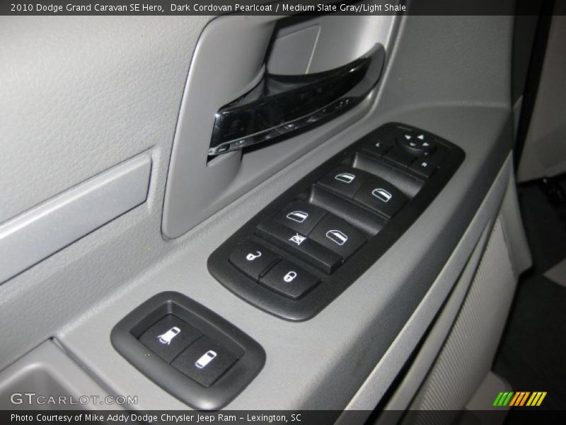 Dark Cordovan Pearlcoat / Medium Slate Gray/Light Shale 2010 Dodge Grand Caravan SE Hero