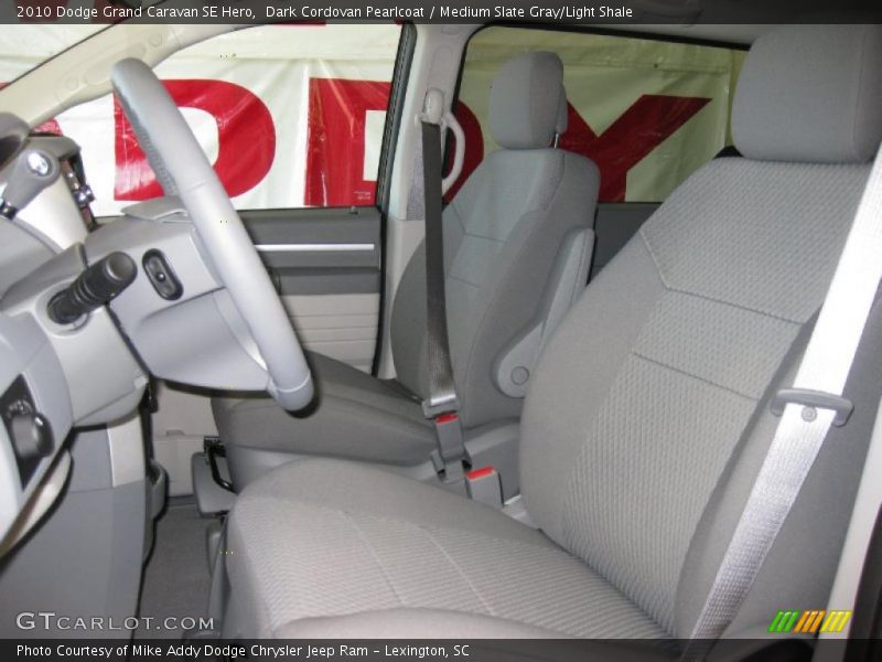 Dark Cordovan Pearlcoat / Medium Slate Gray/Light Shale 2010 Dodge Grand Caravan SE Hero