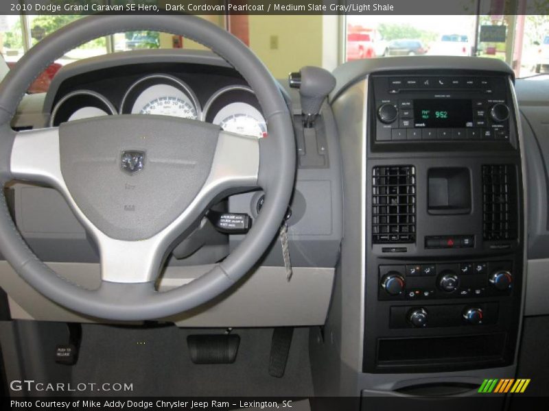 Dark Cordovan Pearlcoat / Medium Slate Gray/Light Shale 2010 Dodge Grand Caravan SE Hero