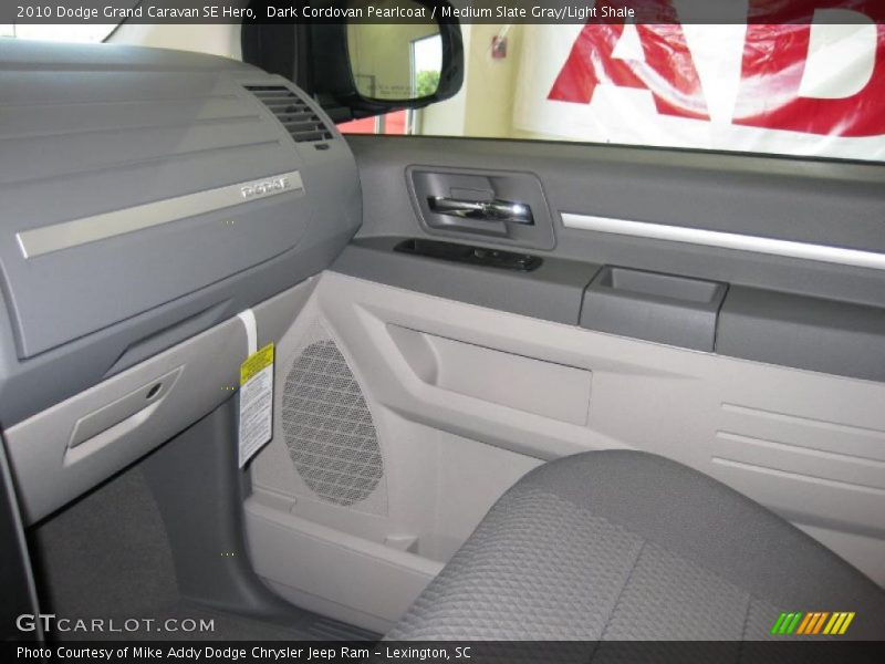 Dark Cordovan Pearlcoat / Medium Slate Gray/Light Shale 2010 Dodge Grand Caravan SE Hero