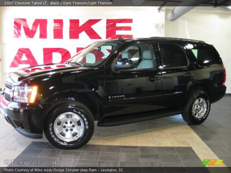 Black / Dark Titanium/Light Titanium 2007 Chevrolet Tahoe LT