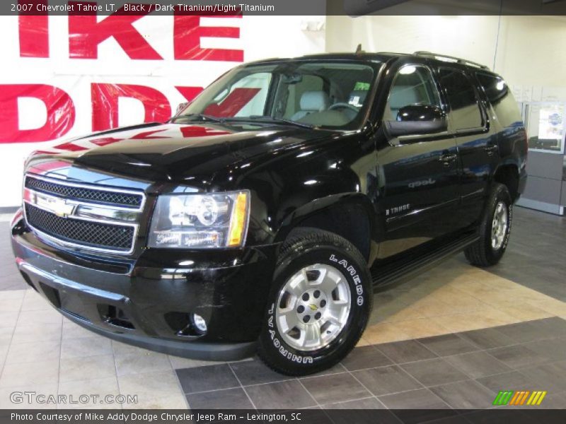 Black / Dark Titanium/Light Titanium 2007 Chevrolet Tahoe LT