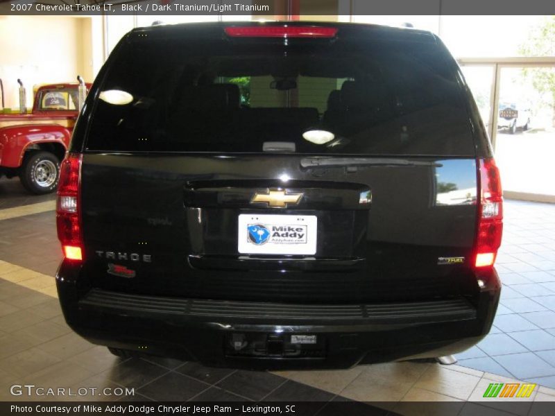 Black / Dark Titanium/Light Titanium 2007 Chevrolet Tahoe LT