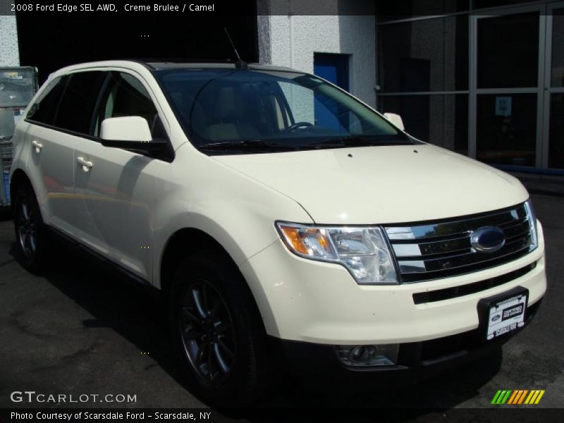 Creme Brulee / Camel 2008 Ford Edge SEL AWD
