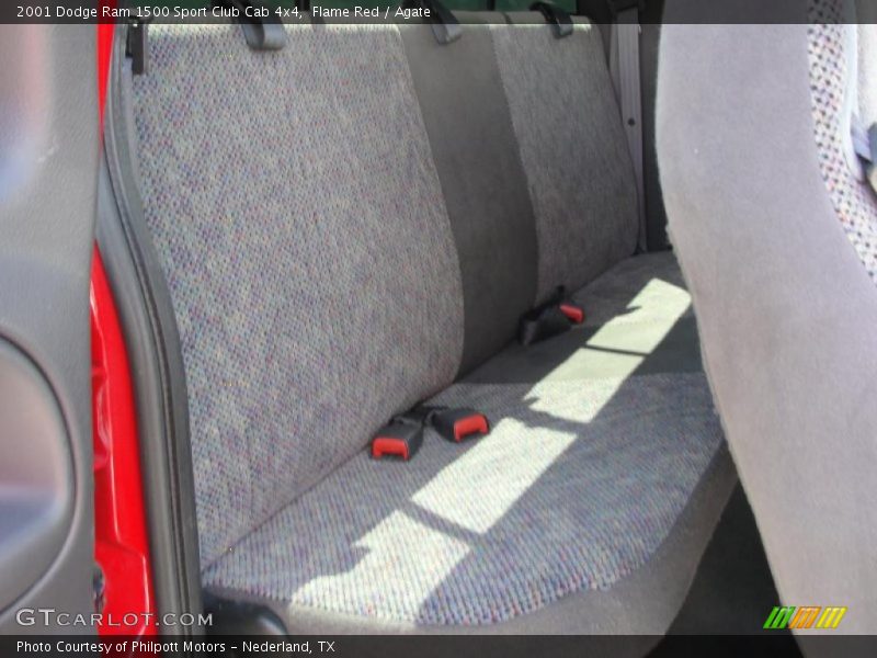 Flame Red / Agate 2001 Dodge Ram 1500 Sport Club Cab 4x4
