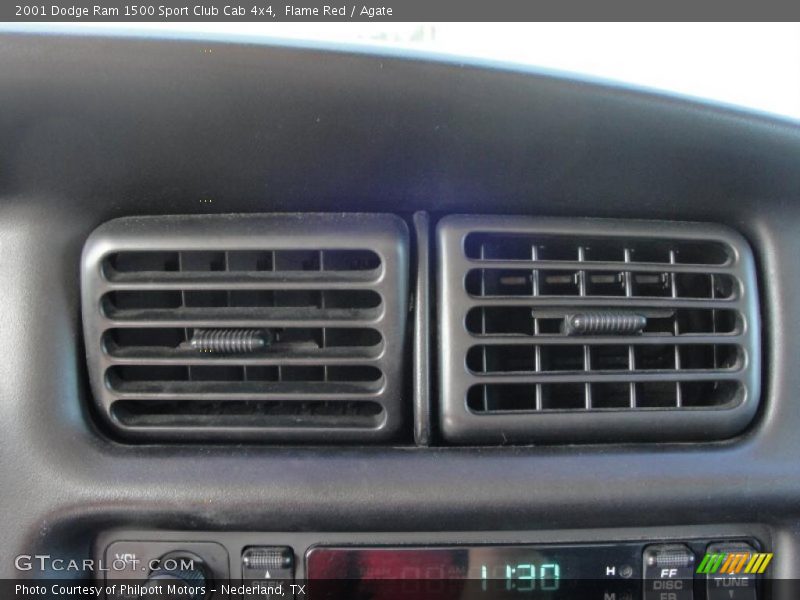 Flame Red / Agate 2001 Dodge Ram 1500 Sport Club Cab 4x4