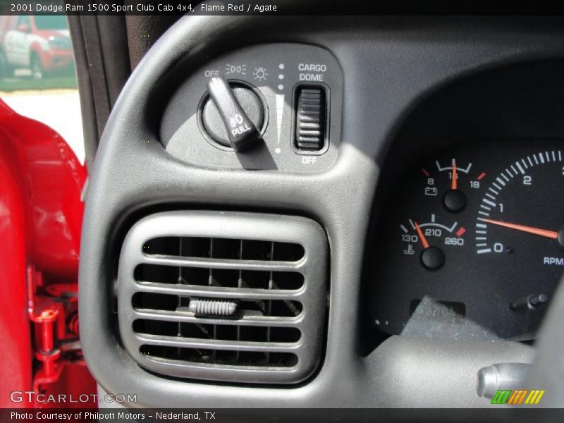 Flame Red / Agate 2001 Dodge Ram 1500 Sport Club Cab 4x4