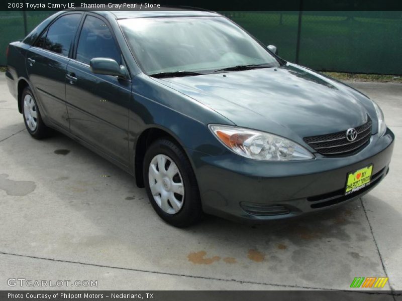 Phantom Gray Pearl / Stone 2003 Toyota Camry LE