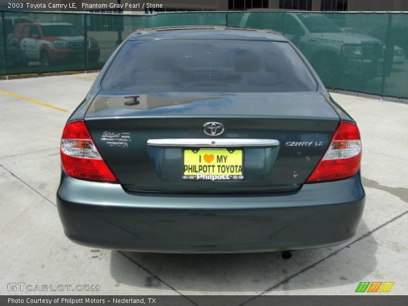 Phantom Gray Pearl / Stone 2003 Toyota Camry LE