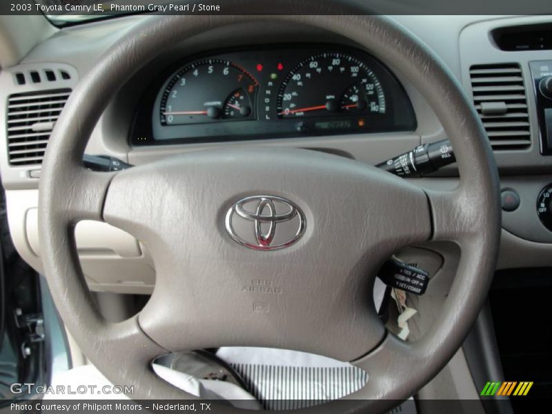 Phantom Gray Pearl / Stone 2003 Toyota Camry LE