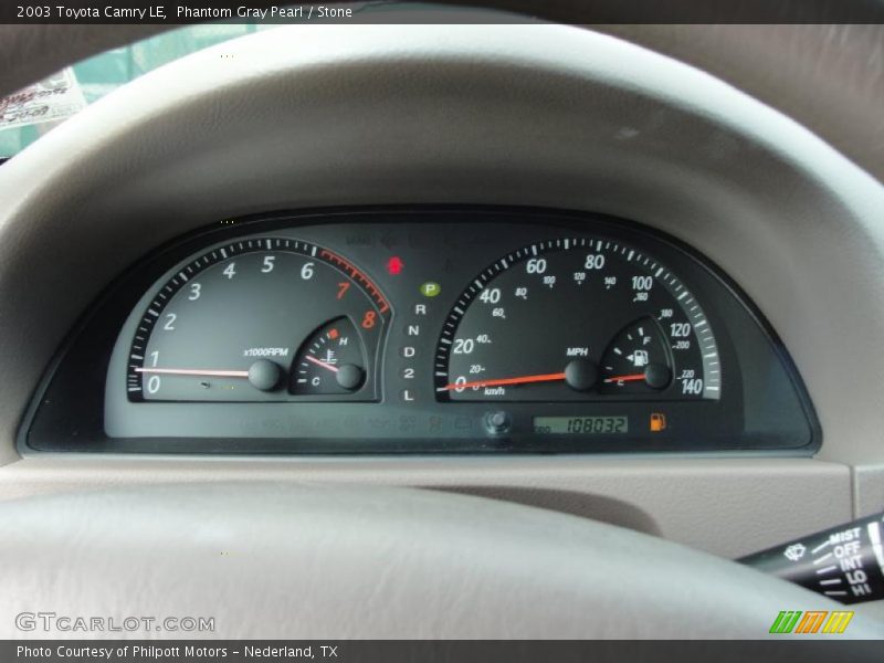 Phantom Gray Pearl / Stone 2003 Toyota Camry LE