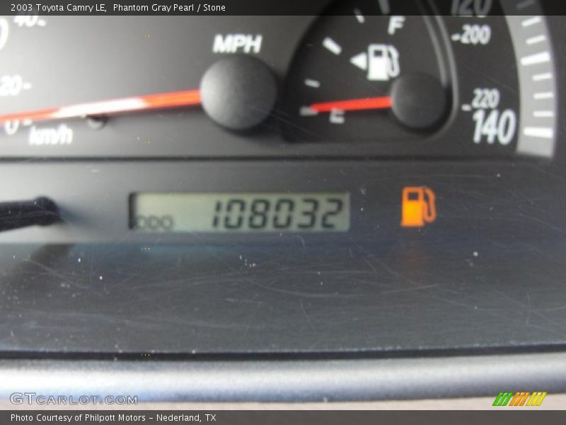 Phantom Gray Pearl / Stone 2003 Toyota Camry LE