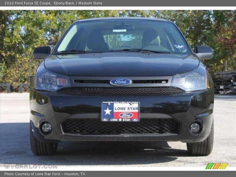 Ebony Black / Medium Stone 2010 Ford Focus SE Coupe