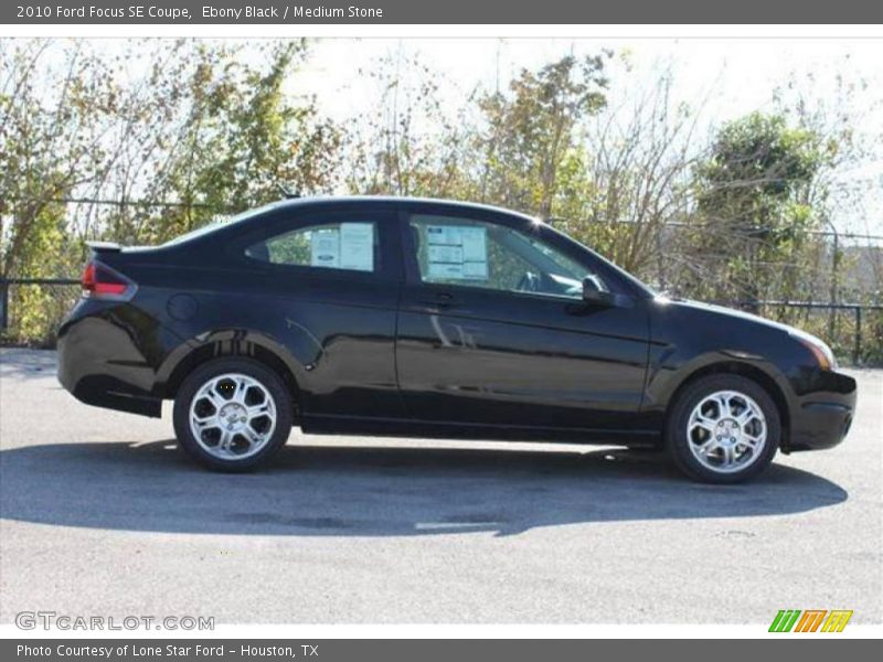 Ebony Black / Medium Stone 2010 Ford Focus SE Coupe