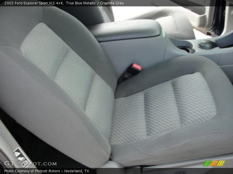 True Blue Metallic / Graphite Grey 2003 Ford Explorer Sport XLS 4x4