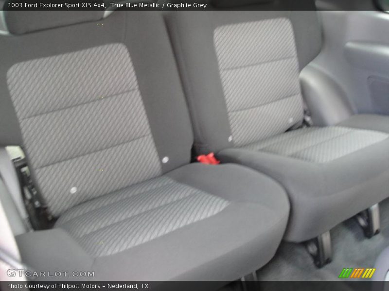 True Blue Metallic / Graphite Grey 2003 Ford Explorer Sport XLS 4x4