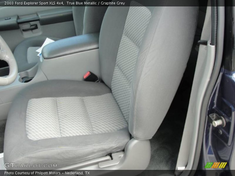 True Blue Metallic / Graphite Grey 2003 Ford Explorer Sport XLS 4x4